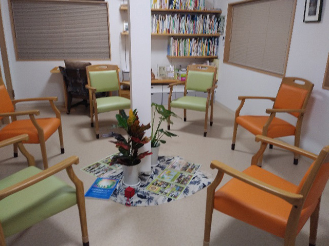 キャパシタセルフケア体操のレイアウト(緑の植物とやさしい音楽も添えて)