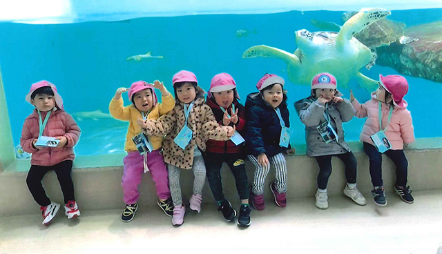 うみの杜水族館への遠足