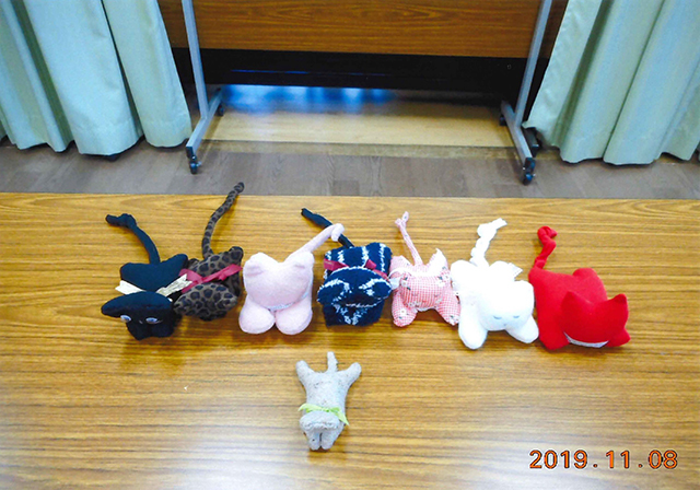 手芸「ねこの洗濯ばさみ」